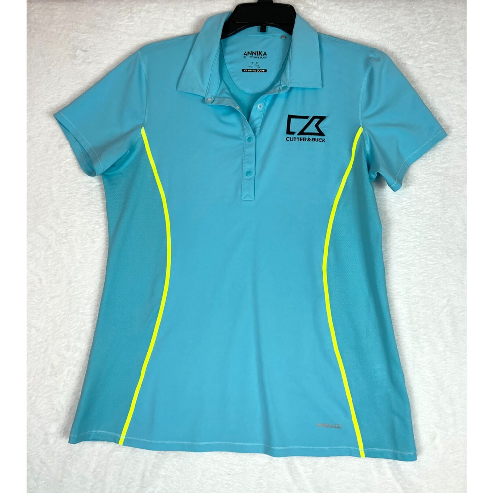 Cutter & Buck Women's CB DryTec 50+ Golf Tennis Pickleball Polo Medium